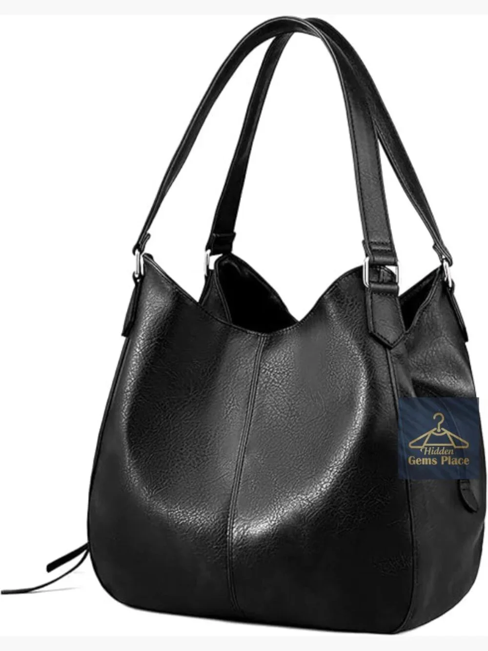 Large Capacity Hobo Bag with 3 Compartments